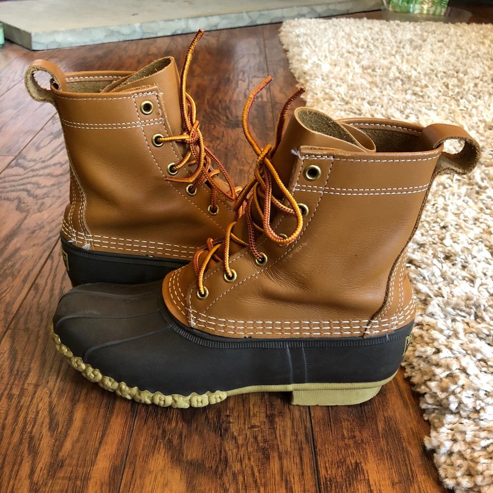Women’s Bean Boots by L.L. BEAN 8” Size 8M Brown